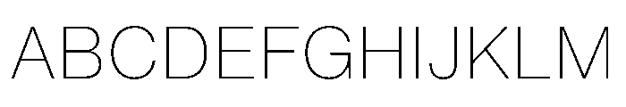 PPNeueMontrealText Thin Instance Font UPPERCASE
