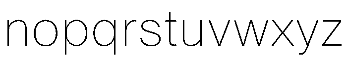 PPNeueMontrealText Thin Instance Font LOWERCASE