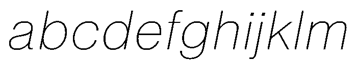 PPNeueMontrealText ThinItalic Instance FONT