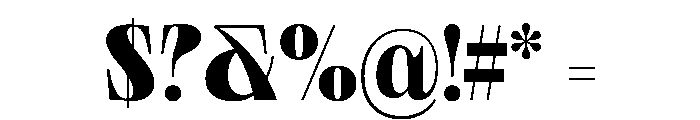 PPNeueWorld CondensedBlack Instance Font OTHER CHARS