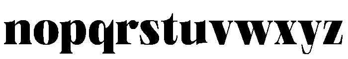 PPNeueWorld CondensedBlack Instance Font LOWERCASE