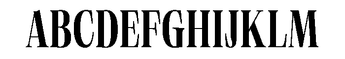 PPNeueWorld CondensedMedium Instance Font UPPERCASE