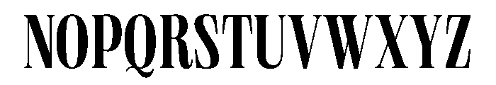 PPNeueWorld CondensedMedium Instance Font UPPERCASE