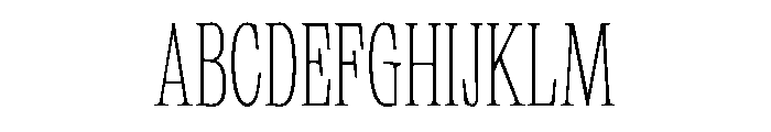 PPNeueWorld CondensedThin Instance Font UPPERCASE