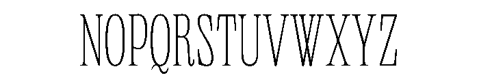 PPNeueWorld CondensedThin Instance Font UPPERCASE