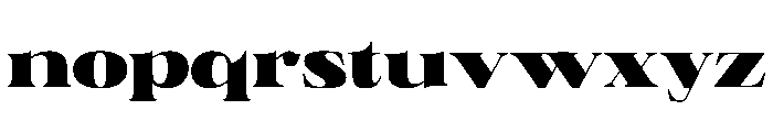 PPNeueWorld ExtendedBlack Instance Font LOWERCASE