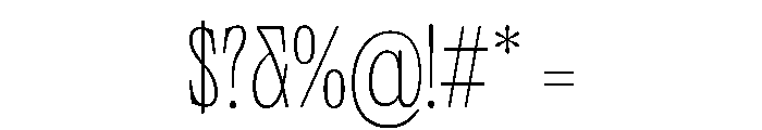 PPNeueWorld SemiCondensedThin Instance Font OTHER CHARS