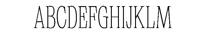 PPNeueWorld SemiCondensedThin Instance Font UPPERCASE