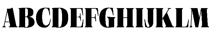 PPNeueWorldCondensed Black Instance Font UPPERCASE