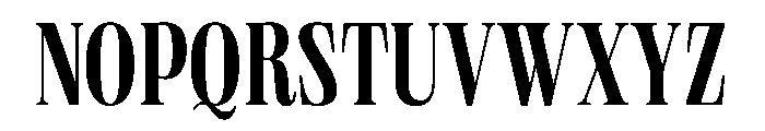 PPNeueWorldCondensed Medium Instance Font UPPERCASE
