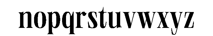 PPNeueWorldCondensed Medium Instance Font LOWERCASE
