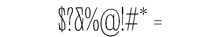 PPNeueWorldCondensed Thin Instance Font OTHER CHARS