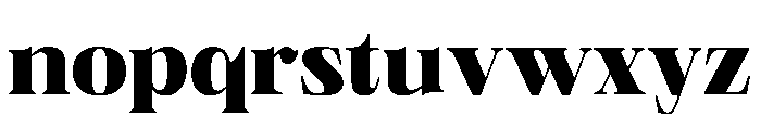 PPNeueWorldNormal Ultrabold Instance Font LOWERCASE