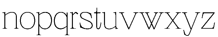 PPNeueWorldSemi Extended Thin Instance Font LOWERCASE