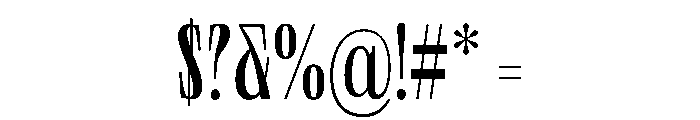 PPNeueWorldSuper Condensed Regular Instance Font OTHER CHARS