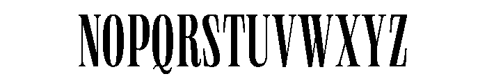 PPNeueWorldSuper Condensed Regular Instance Font UPPERCASE
