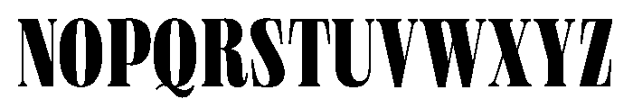 PPNeueWorldSuper Condensed Ultrabold Instance Font UPPERCASE