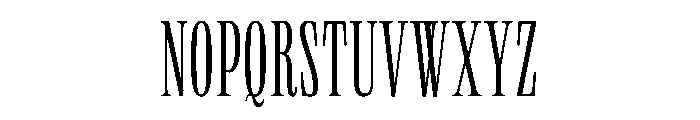PPNeueWorldSuper Condensed Ultralight Instance Font UPPERCASE