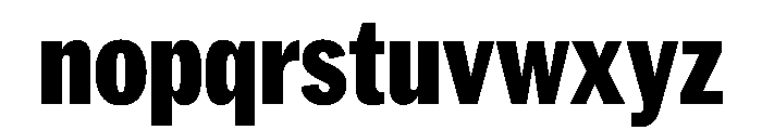 PPNeueYork CondensedBlack Instance Font LOWERCASE