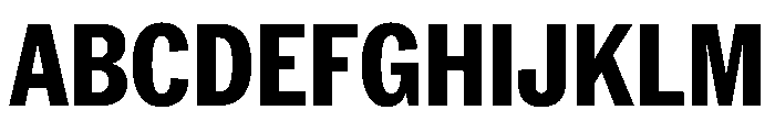 PPNeueYork CondensedExtrabold Instance Font UPPERCASE