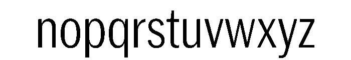 PPNeueYork CondensedLight Instance Font LOWERCASE