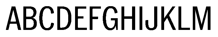 PPNeueYork CondensedRegular Instance Font UPPERCASE