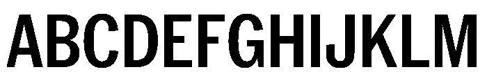 PPNeueYork CondensedSemibold Instance Font UPPERCASE