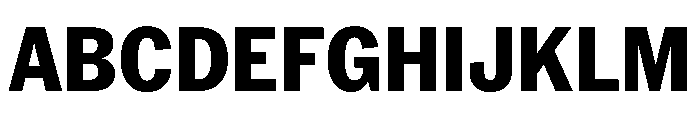 PPNeueYork NarrowExtrabold Instance Font UPPERCASE