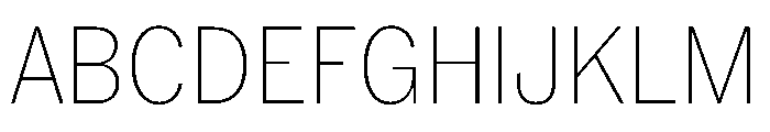 PPNeueYork NarrowThin Instance Font UPPERCASE