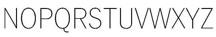 PPNeueYork NarrowThin Instance Font UPPERCASE