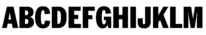 PPNeueYorkCondensed CondensedBlack Instance Font UPPERCASE