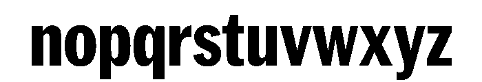 PPNeueYorkCondensed CondensedExtrabold Instance Font LOWERCASE