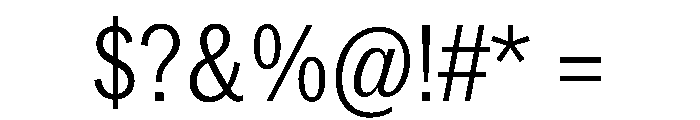 PPNeueYorkCondensed CondensedLight Instance Font OTHER CHARS