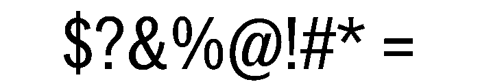 PPNeueYorkCondensed CondensedRegular Instance Font OTHER CHARS