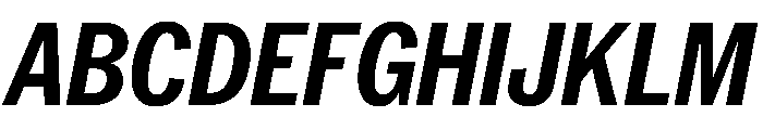 PPNeueYorkItalic CondensedBoldItalic Instance Font UPPERCASE