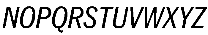 PPNeueYorkItalic CondensedRegularItalic Instance Font UPPERCASE