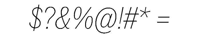 PPNeueYorkItalic CondensedThinItalic Instance Font OTHER CHARS