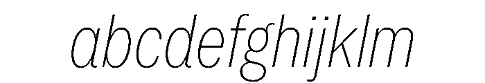PPNeueYorkItalic CondensedThinItalic Instance FONT