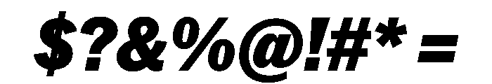 PPNeueYorkItalic NarrowBlackItalic Instance Font OTHER CHARS