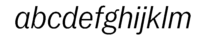 PPNeueYorkItalic NarrowLightItalic Instance FONT