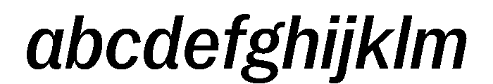 PPNeueYorkItalic NarrowMediumItalic Instance FONT