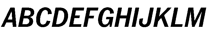 PPNeueYorkItalic NarrowSemiboldItalic Instance Font UPPERCASE