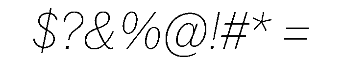 PPNeueYorkItalic NarrowThinItalic Instance Font OTHER CHARS