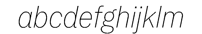 PPNeueYorkItalic NarrowThinItalic Instance FONT