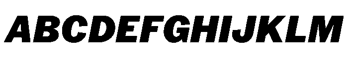 PPNeueYorkItalic NormalBlackItalic Instance Font UPPERCASE