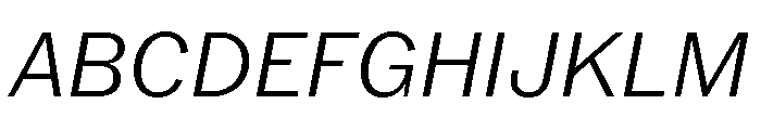 PPNeueYorkItalic NormalLightItalic Instance Font UPPERCASE