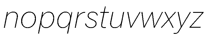 PPNeueYorkItalic NormalThinItalic Instance Font LOWERCASE