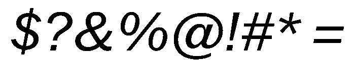 PPNeueYorkItalic Wdth100wght400 Instance Font OTHER CHARS