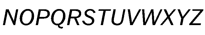 PPNeueYorkItalic Wdth100wght400 Instance Font UPPERCASE