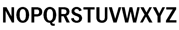 PPNeueYorkNarrow NarrowSemibold Instance Font UPPERCASE